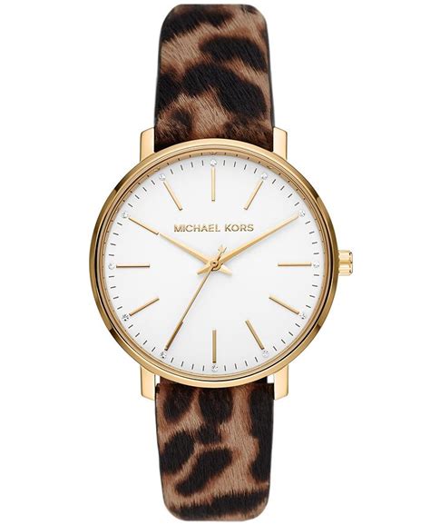 michael kors cheetah watch|michael kors pyper.